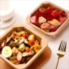 12pcs Reusable Food Takeout Boxes with Lids 300ml