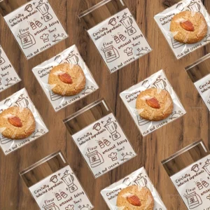 100-Pack Clear Self-Adhesive Plastic Bags for Party Favors