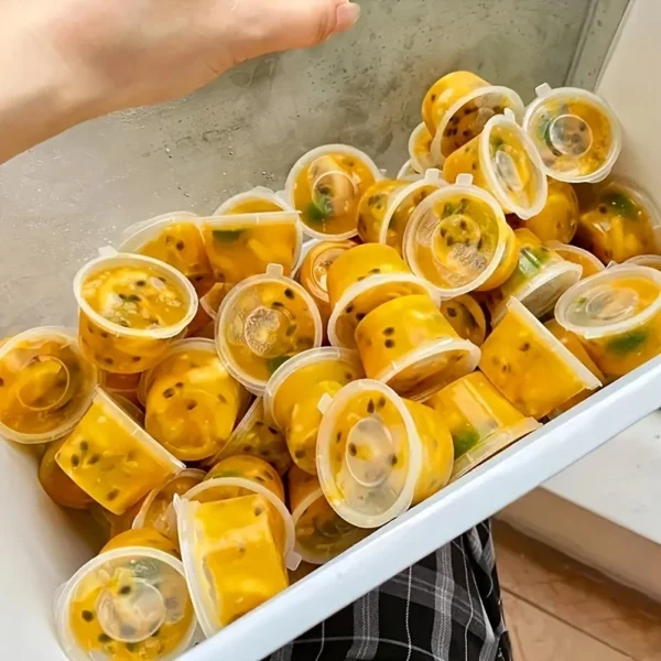 50pcs Disposable Lids for Sauce Cups