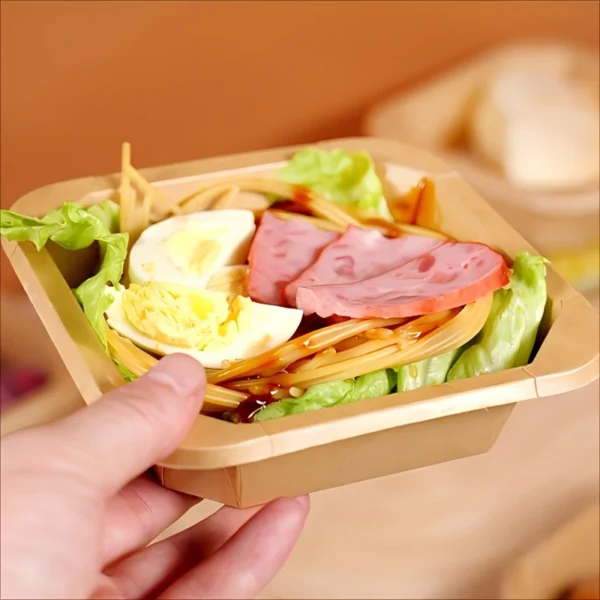 12pcs Reusable Food Takeout Boxes with Lids 300ml