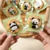 150pcs Adorable Panda Transparent Self-Sealing Bags for Cookies & Snacks