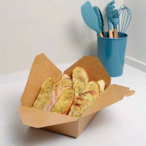 b693c3c1-d1ce-4764-bf21-5dae8c1b1dcc.webp 10pcs Kraft Brown Paper Food Containers - Microwave-Safe Square Lunch Boxes for Takeout