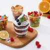 25pcs 10Oz Clear Plastic Pudding Cups