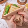 10pcs Little Bear Pattern Sandwich Bags